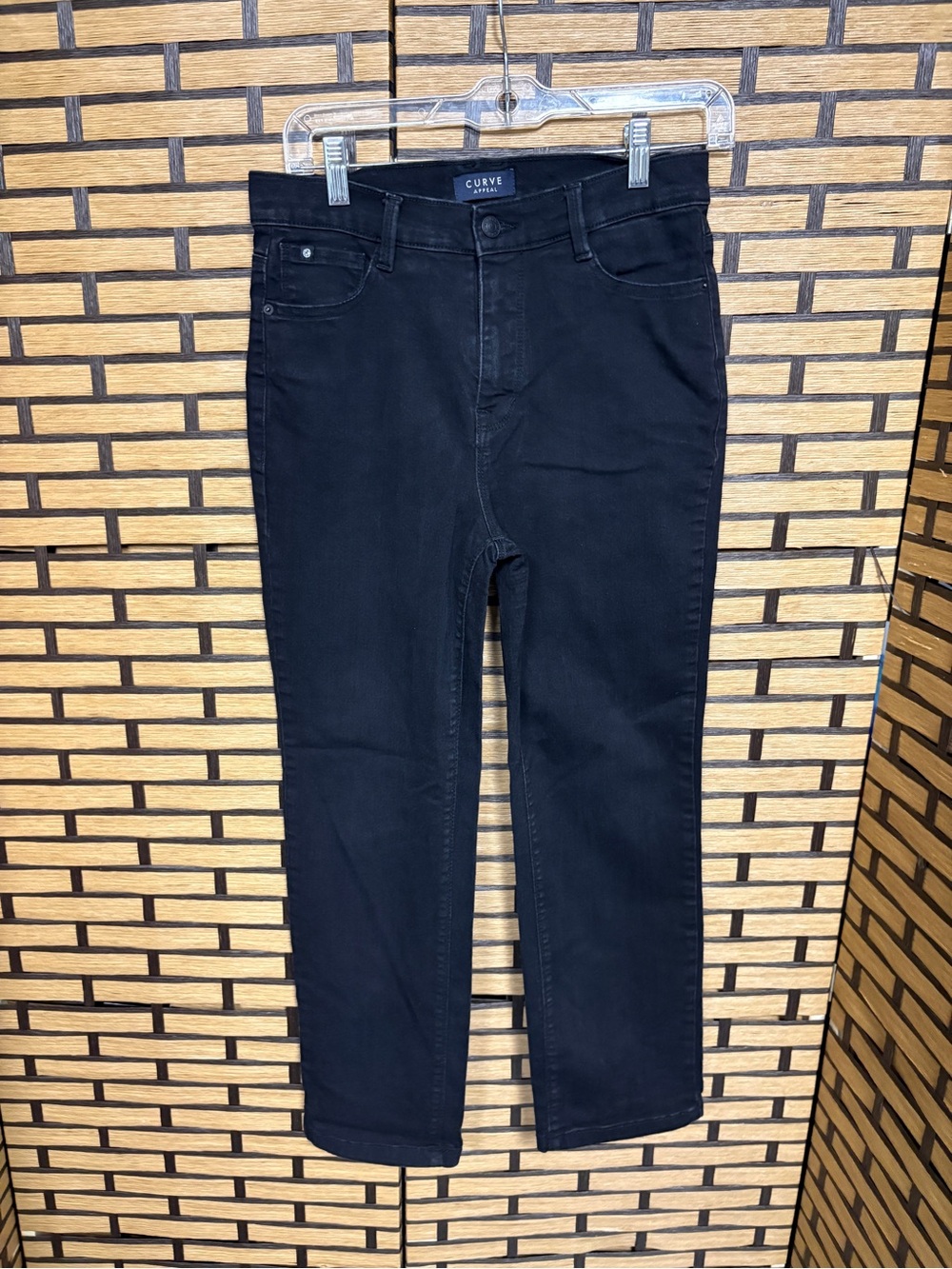 Curve appeal black jeans size 8/29